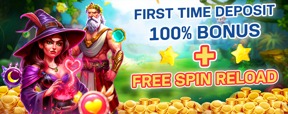 First Time Deposit Bonus 100%
